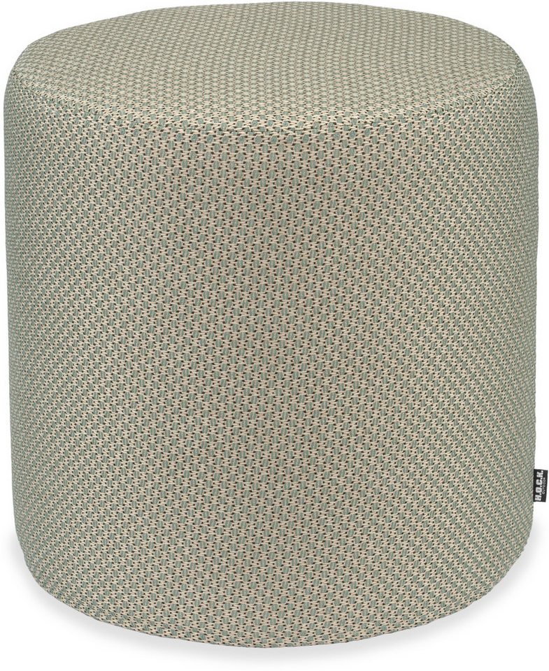 H.O.C.K. Sitzhocker H.O.C.K. Linocea Outdoor Hocker Pouf rund ø45x45cm salbei mint, Hocker, Sitzhocker, Pouf Hocker, Barhocker - wetterfest, vielseitig von H.O.C.K.