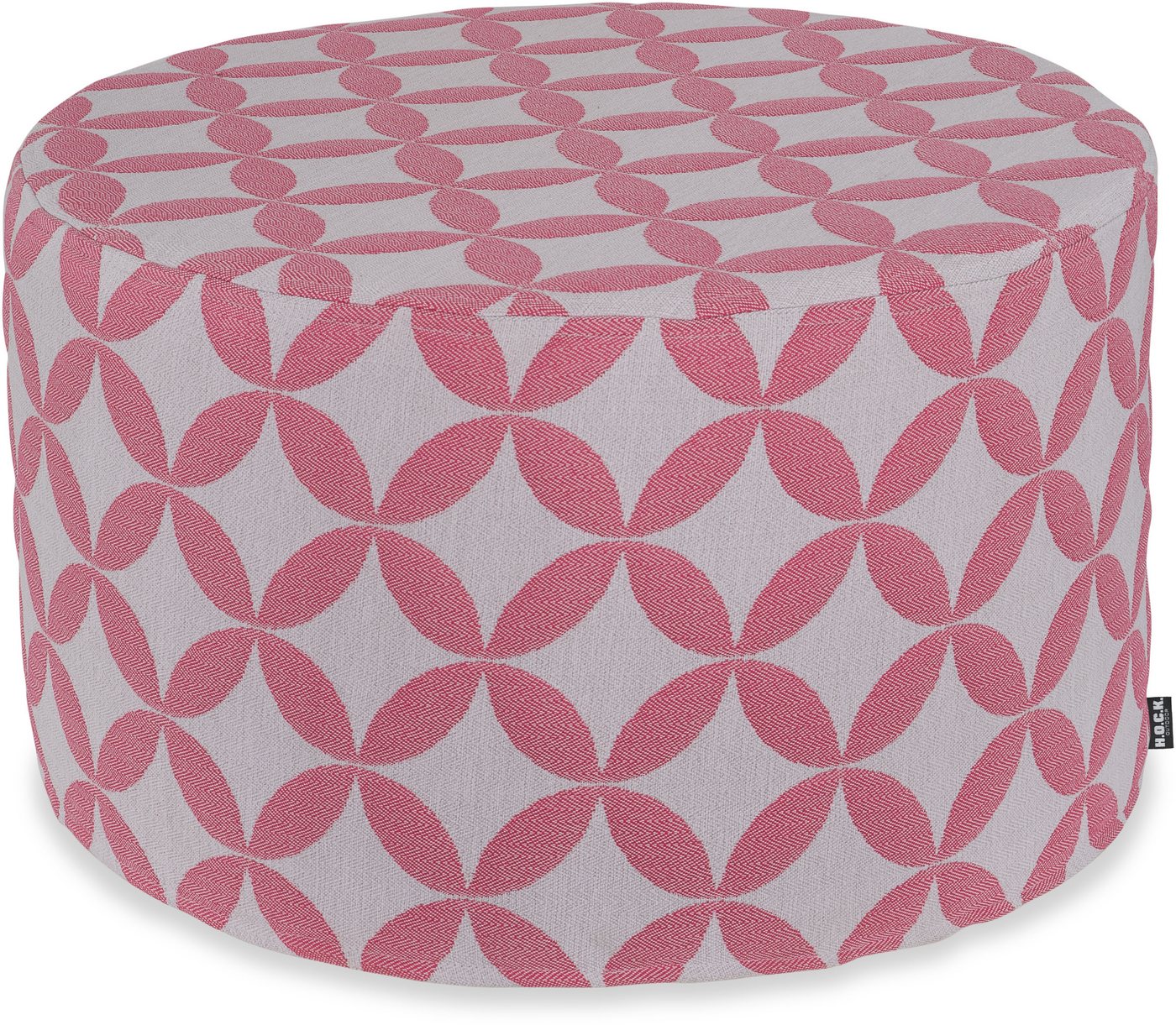 H.O.C.K. Sitzhocker H.O.C.K. Luna Outdoor Hocker rund Pouf ø60x40cm berry, Hocker, Sitzhocker, Pouf Hocker, Barhocker - wetterfest, vielseitig von H.O.C.K.