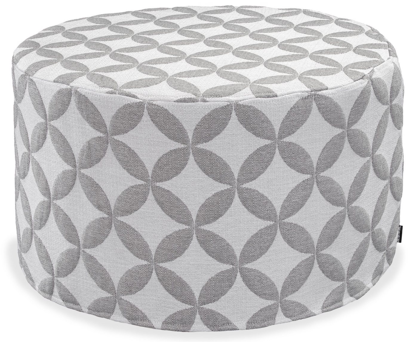 H.O.C.K. Sitzhocker H.O.C.K. Luna Outdoor Hocker rund Pouf ø60x40cm hellgrau, Hocker, Sitzhocker, Pouf Hocker, Barhocker - wetterfest, vielseitig von H.O.C.K.
