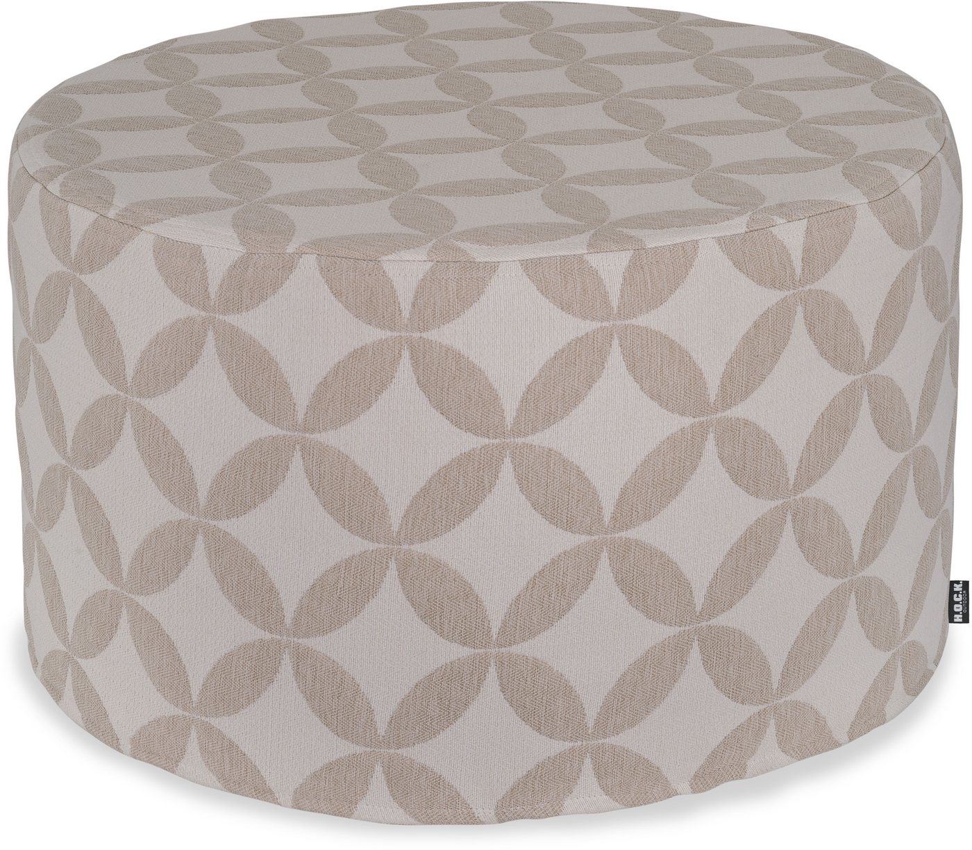 H.O.C.K. Sitzhocker H.O.C.K. Luna Outdoor Hocker rund Pouf ø60x40cm natur, Hocker, Sitzhocker, Pouf Hocker, Barhocker - wetterfest, vielseitig von H.O.C.K.