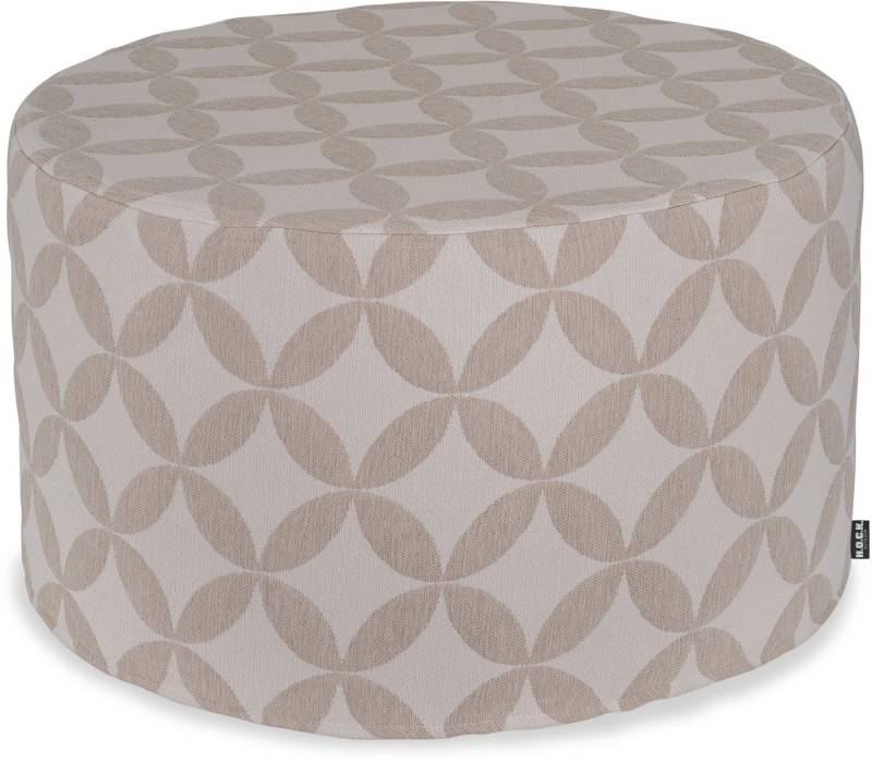 H.O.C.K. Sitzhocker H.O.C.K. Luna Outdoor Hocker rund Pouf ø60x40cm natur, Hocker, Sitzhocker, Pouf Hocker, Barhocker - wetterfest, vielseitig von H.O.C.K.