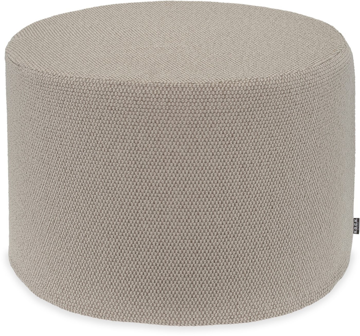H.O.C.K. Sitzhocker H.O.C.K. Madrid Outdoor + Indoor Hocker rund ø60x40cm taupe in&out, Hocker, Sitzhocker, Pouf Hocker, Barhocker - wetterfest, vielseitig von H.O.C.K.