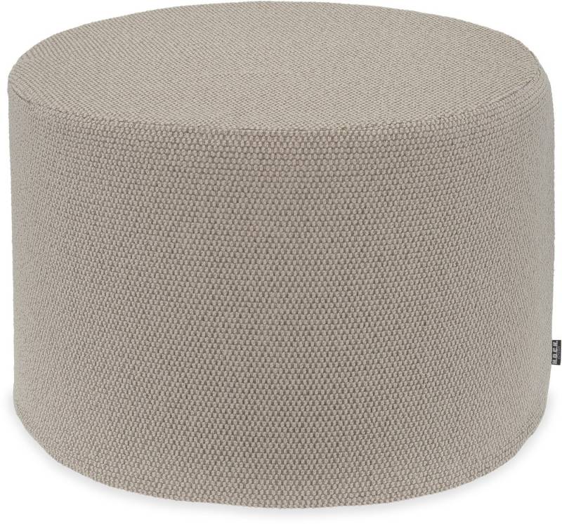 H.O.C.K. Sitzhocker H.O.C.K. Madrid Outdoor + Indoor Hocker rund ø60x40cm taupe in&out, Hocker, Sitzhocker, Pouf Hocker, Barhocker - wetterfest, vielseitig von H.O.C.K.