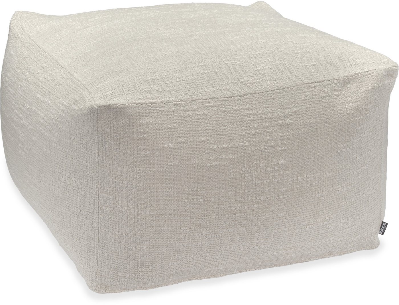 H.O.C.K. Sitzhocker H.O.C.K. Marcal Outdoor + Indoor Hocker 60x60x40cm beige in&out, Hocker, Sitzhocker, Pouf Hocker, Barhocker - wetterfest, vielseitig von H.O.C.K.