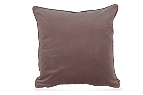 H.O.C.K. Nobile Samt Kissen inkl. Füllung Kuschelkissen Sofakissen Couchkissen (Light-Rosy 023, 60 x 60 cm) von H.O.C.K.