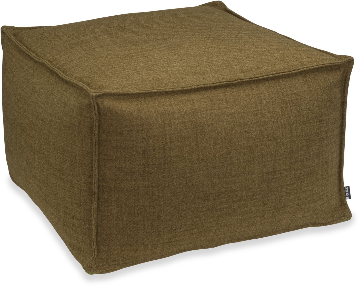 H.O.C.K. Sitzhocker H.O.C.K. Livigno Bean Cube Pouf 55x55x35cm, Hocker, Barhocker & Sitzhocker, Schminktischhocker, Wohnzimmer Hocker von H.O.C.K.