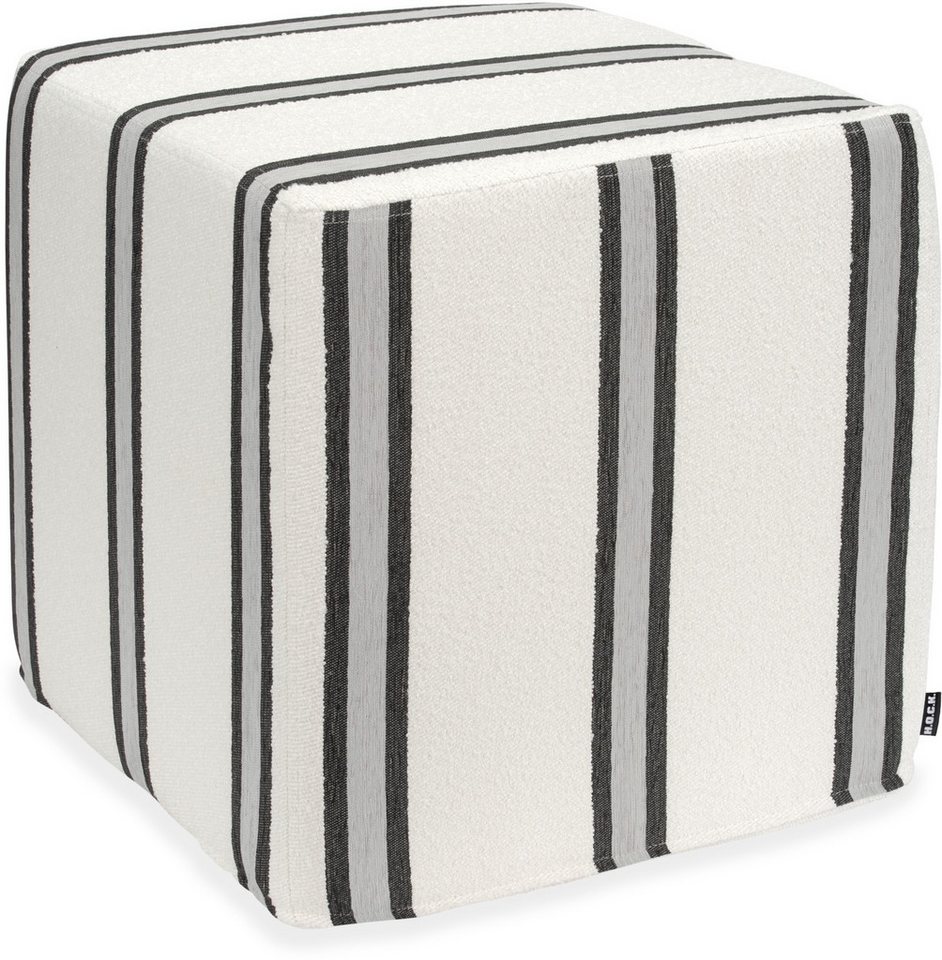 H.O.C.K. Sitzhocker H.O.C.K. Sera Uno Hocker Cube 45x45x45cm schwarz grau Einzelstreifen, Hocker, Barhocker & Sitzhocker, Schminktischhocker, Wohnzimmer Hocker H.O.C.K. Sitzhocker H.O.C.K. Sera Uno Hocker Cube 45x45x45cm schwarz grau Einzelstreifen, Hocker, Barhocker & Sitzhocker, Schminktischhocker, Wohnzimmer Hocker von H.O.C.K.
