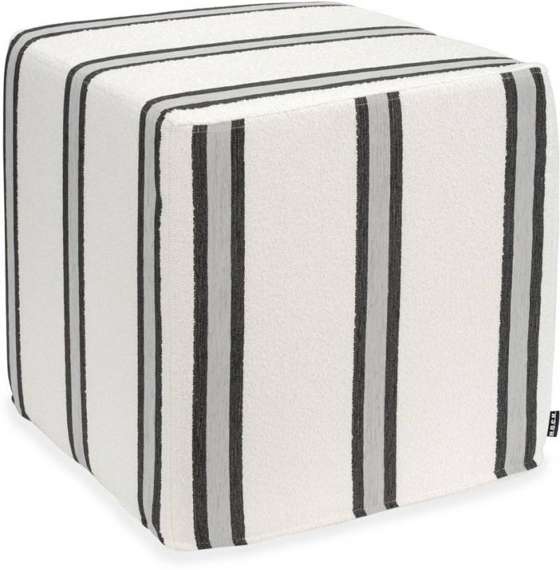 H.O.C.K. Sitzhocker H.O.C.K. Sera Uno Hocker Cube 45x45x45cm schwarz grau Einzelstreifen, Hocker, Barhocker & Sitzhocker, Schminktischhocker, Wohnzimmer Hocker H.O.C.K. Sitzhocker H.O.C.K. Sera Uno Hocker Cube 45x45x45cm schwarz grau Einzelstreifen, Hocker, Barhocker & Sitzhocker, Schminktischhocker, Wohnzimmer Hocker von H.O.C.K.