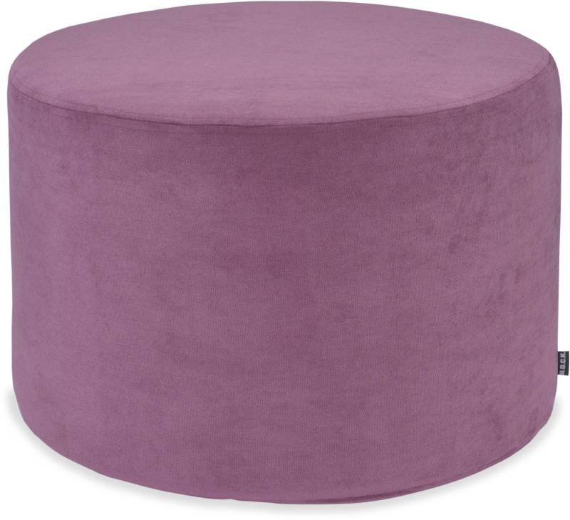 H.O.C.K. Sitzhocker H.O.C.K. Versatil Hocker rund Pouf ø60x40cm Uni mauve lila col. 23, Hocker, Barhocker & Sitzhocker, Schminktischhocker, Wohnzimmer Hocker von H.O.C.K.