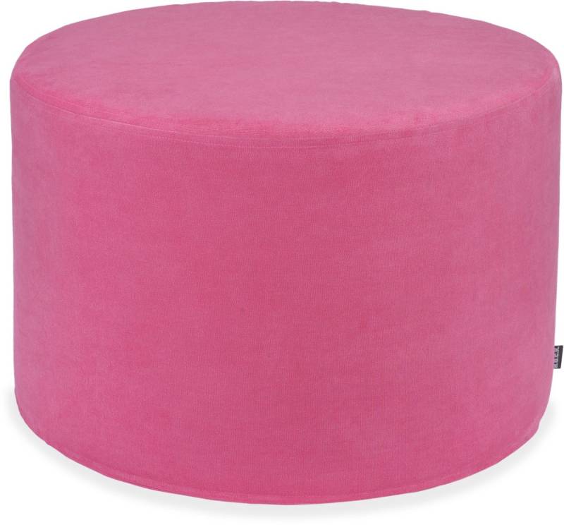 H.O.C.K. Sitzhocker H.O.C.K. Versatil Hocker rund Pouf ø60x40cm Uni pink col. 28, Hocker, Barhocker & Sitzhocker, Schminktischhocker, Wohnzimmer Hocker von H.O.C.K.