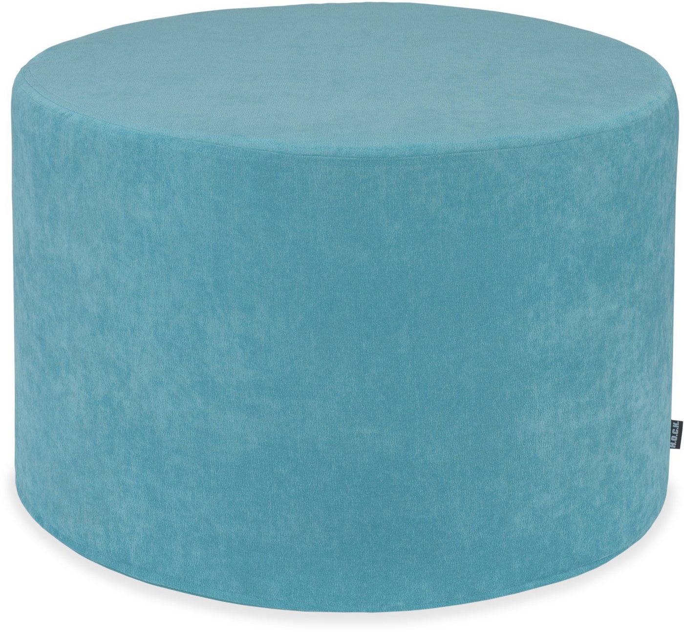 H.O.C.K. Sitzhocker H.O.C.K. Versatil Hocker rund Pouf ø60x40cm Uni türkis col. 54, Hocker, Barhocker & Sitzhocker, Schminktischhocker, Wohnzimmer Hocker von H.O.C.K.