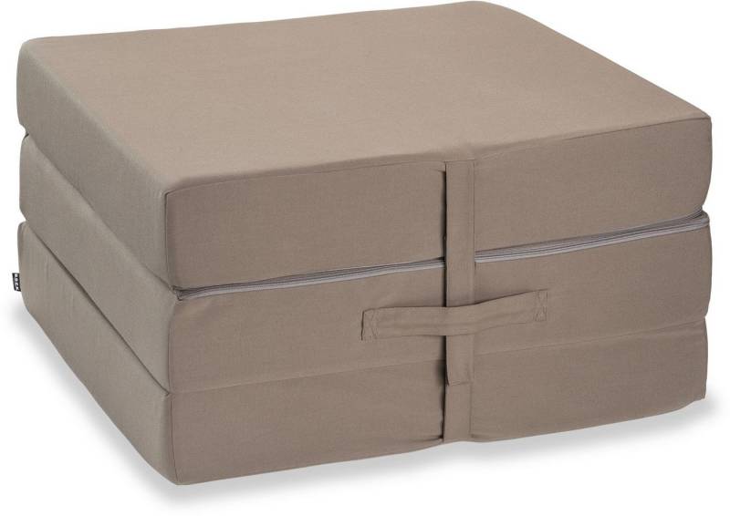 Klappmatratze H.O.C.K. Classic Uni Klappmatratze Clappy 186x75x13cm tabacco, H.O.C.K. von H.O.C.K.
