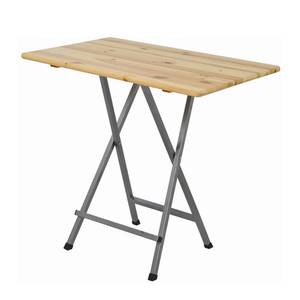 home24 Stehtisch Stanwell IV 120 x 118 x 80cm Braun/Grau von home24