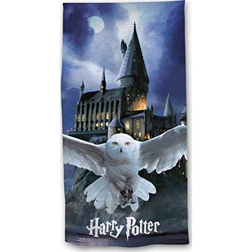 H Harry Potter Badetuch, Strandtuch, 140 x 70 cm, Baumwolle von H