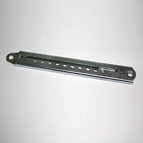 Hettich HKB 1 Stück Liegenhochstellbeschlag Rastomat, 219 - 355 mm, für Kopf- und Fußteile, höhenverstellbar 10-fach, Stahl verzinkt, auch für Schreibtisch und Lattenrost geeignet von Hettich