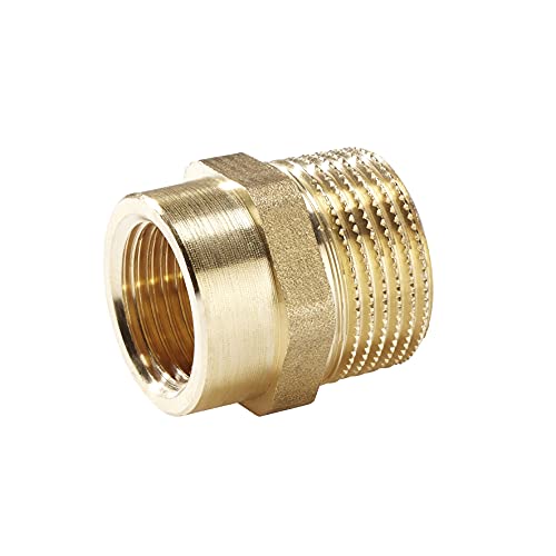 Gewindefitting Reduzierverlängerung 1“AG x 1“IG Messing Fitting Gewindefitting Reduzierverlängerung 1“AG x 1“IG Messing Fitting von H2O-Flex