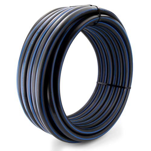 H2O-Flex® PE100 HD-Rohr 25 x 2,3mm HDPE PN16 Trinkwasserleitung DVGW, 100m Wasserleitung Versorgungsleitung Wasserrohr Bewässerung von H2O-Flex