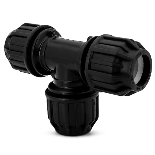 H2O-Flex® PP-Fitting, Klemmverbinder - 20er T-Stück für PE-Rohr, 20 mm, DVGW von H2O-Flex