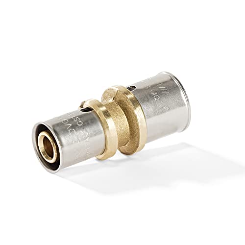 H2O-Flex® Pressfitting - Kupplung reduziert 20 x 2,0mm - 16 x 2,0mm für Verbundrohr 2,0mm DVGW Aluverbund - Rohr Mehrschichtverbundrohr von H2O-Flex