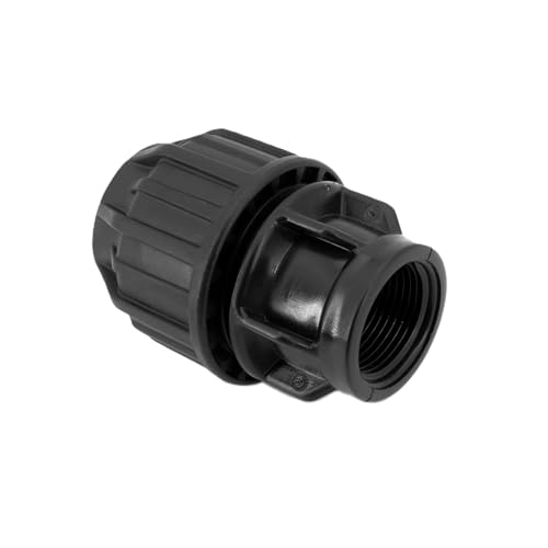 H2O-Flex PP-Fitting, Klemmverbinder - 32er PE Adapter mit 1/2" Innengewinde, 32 mm, DVGW von H2O-Flex