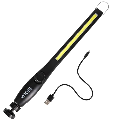 H4L Arbeitsleuchte LED Stablampe Stabtaschenlampe Magnet10W KFZ Leuchte USB AKKU 5000K Aufladbar von H4L