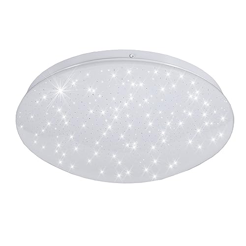 H4L Deckenleuchte LED Deckenlampe Ø25cm Kinderzimmerlampe Sternenhimmel Effekt LED-Leuchte dekorativ 12W warmweiß von H4L