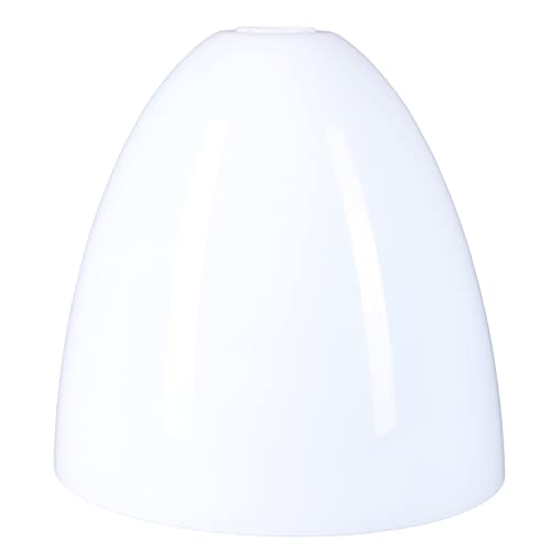 H4L Lampenglas opal weiß glänzend d=300/H-300/45mm f. E27 Ersatzglas Pendelleuchte Weiß Glanz von H4L