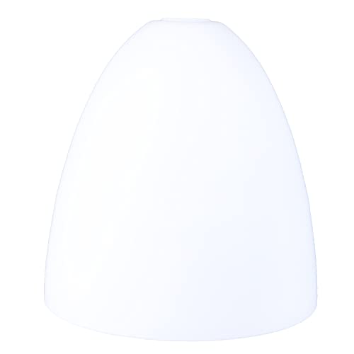 H4L Lampenglas opal weiß glänzend d=300/H-300/45mm f. E27 Ersatzglas Pendelleuchte Weiß Matt von H4L