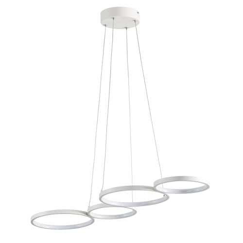 H4L Pendelleuchte Pendellampe 4 flammig dimmbar 31W Hängeleuchte LED modern Hängelampe Deckenlampe Design von H4L