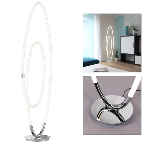 H4L Stehleuchte Standleuchte LED 59W Stehlampe modern Design Leuchte Dimmer 230V Standlampe von H4L
