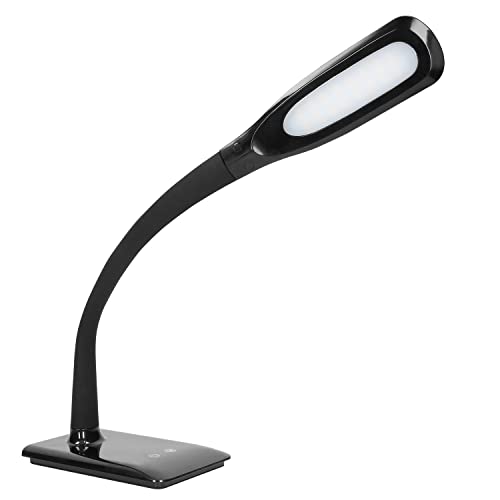 LED Schreibtischleuchte 7W dimmbar schwarz Schreibtischlampe Tischleuchte modern von H4L