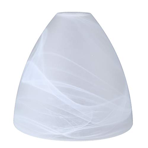 Lampenglas alabaster weiß Ø 230mm Ersatzglas Leuchtenglas rund Pendelleuchte Glas E27 von H4L