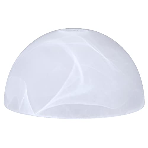 Lampenglas weiß Ø 149mm Alabasterglas E14 Ersatzglas Leuchtenglas rund Glasschirm von H4L