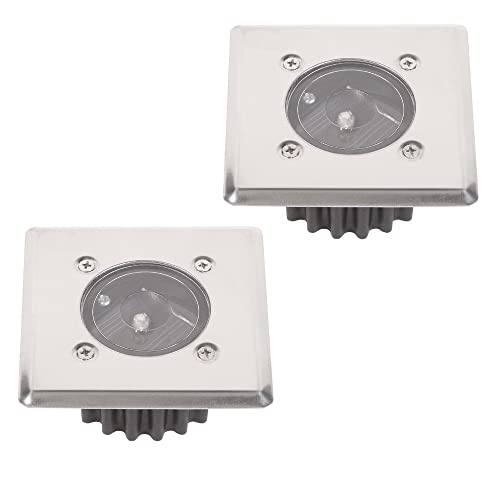 H4L Solarleuchte LED 2er Set Bodeneinbaustrahler eckig 85x85mm Solarlampe Einbaustrahler Bodeneinbauleuchte trittfest H4L Solarleuchte LED 2er Set Bodeneinbaustrahler eckig 85x85mm Solarlampe Einbaustrahler Bodeneinbauleuchte trittfest von H4L