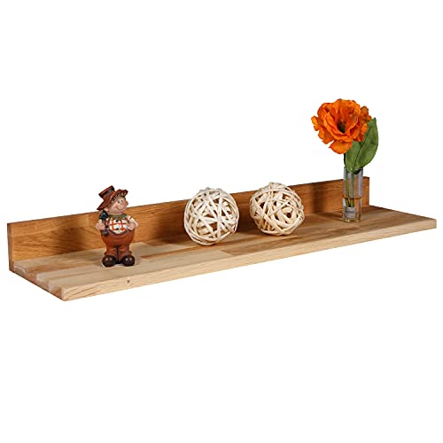 Wandboard Regal 120cm Board Eicheregal Wandregal Holzregal Massivholzregal Eiche 120 Wandboard Regal 120cm Board Eicheregal Wandregal Holzregal Massivholzregal Eiche 120 von H4L