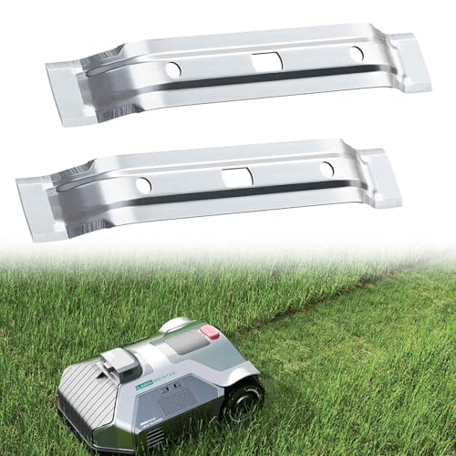 HA BIN 2 Stück Ersatzklingen für Viking Stihl iMOW RMI 422 422P 422PC RMI 422 P C Ersatz, für Rasenmäher Roboter (20 cm, Silber) von HA BIN