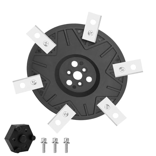 HA BIN Mähroboter Tuning Messerteller, Glasfaserverstärkter Messerscheibe & 6 Stücke Silberklinge für Worx Landroid, M500 M700 WR167E WR141E Vision M600 HA BIN Mähroboter Tuning Messerteller, Glasfaserverstärkter Messerscheibe & 6 Stücke Silberklinge für Worx Landroid, M500 M700 WR167E WR141E Vision M600 von HA BIN