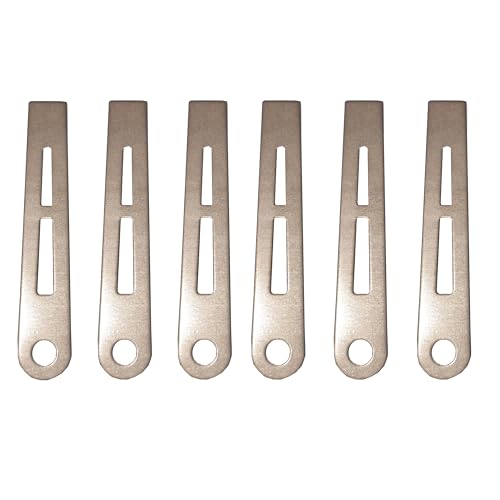 HA BIN 6 Stück Trimmer Ersatzmesser, Rasenmäherzubehör für Einhell Akku-Rasentrimmer GE-CT 18 LI, Rasentrimmer Ersatzmesser von HA BIN