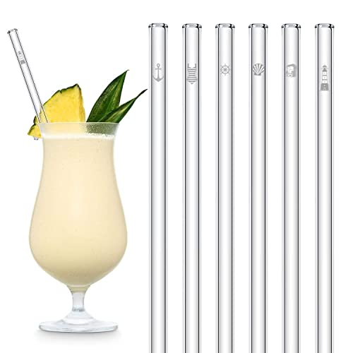 HALM Ostsee Motive Edition | 6 Stück gerade 23 cm mit Gravur | Urlaub Meer Strand Leuchtturm Muschel Mini Deko Geschenk | Wiederverwendbare Glas-Trinkhalme graviert - Glasstrohalme HALM Ostsee Motive Edition | 6 Stück gerade 23 cm mit Gravur | Urlaub Meer Strand Leuchtturm Muschel Mini Deko Geschenk | Wiederverwendbare Glas-Trinkhalme graviert - Glasstrohalme von HÅLM
