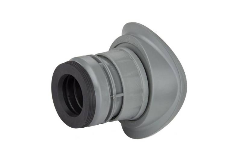 HAAS Ablaufrohr Abzweig Anschlussverbinder - OHA-EASY-FIX, Isabel - DIN 4102-B2, DN 90/40 von HAAS