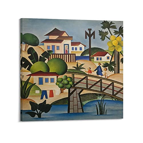 HAATTI Tarsila Do Amaral Posterdruck, Fotokunst, Malerei, Leinwand, Heimdekoration, Schlafzimmer, moderne Dekorationen, Geschenke, 40 x 40 cm HAATTI Tarsila Do Amaral Posterdruck, Fotokunst, Malerei, Leinwand, Heimdekoration, Schlafzimmer, moderne Dekorationen, Geschenke, 40 x 40 cm von HAATTI