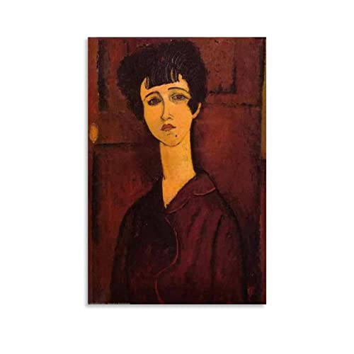 HAATTI Victoria von Amedeo Modigliani Poster, Wandkunst, Schriftrollen, Leinwandbild, Wohnzimmerdekoration, 60 x 90 cm von HAATTI