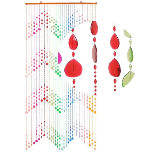 HAB & GUT -DV0193- Türvorhang KLUNKER, Mehrfarbig, 90 x 200 cm Perlenvorhang von HAB & GUT