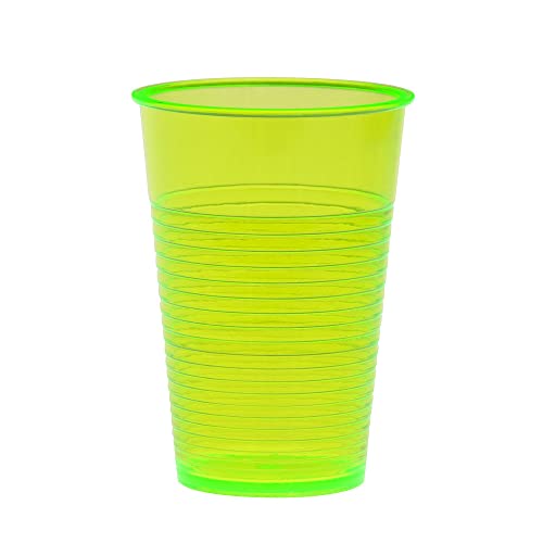HAB&GUT -KB006-4 Trinkbecher neon-grün transparent Plastikbecher Mehrweg wie Glas 0,2 Design Riffelbecher Becher aus Plastik HAB&GUT -KB006-4 Trinkbecher neon-grün transparent Plastikbecher Mehrweg wie Glas 0,2 Design Riffelbecher Becher aus Plastik von HAB & GUT