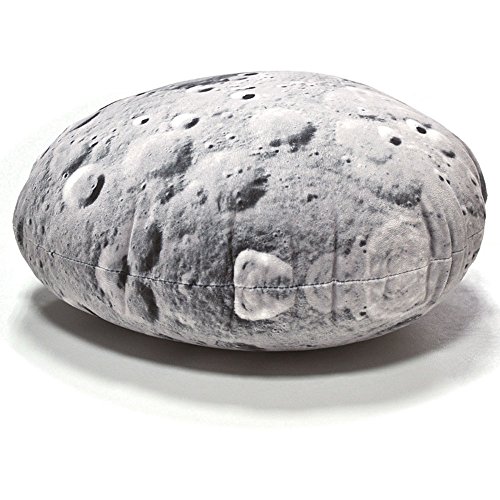 HAB & GUT -PS033- Steinkissen MOND, samtiges Sofakissen - Verschiedene GRAUTÖNE/SCHWARZ, 48 x 32 cm von HAB & GUT