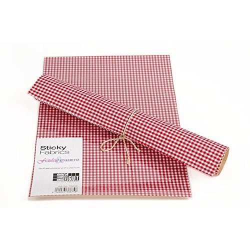 HAB & GUT -TS005- Selbstklebender Stoffbogen, Gingham/KARIERT - ROT - BLAU, DIN A4, Stoff, Stoffabschnitte HAB & GUT -TS005- Selbstklebender Stoffbogen, Gingham/KARIERT - ROT - BLAU, DIN A4, Stoff, Stoffabschnitte von HAB & GUT