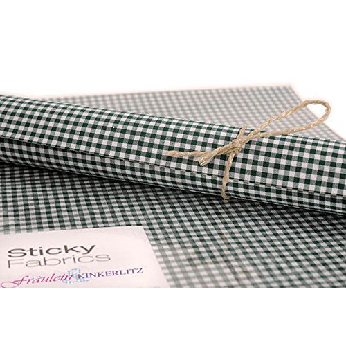 HAB & GUT -TS007- Selbstklebender Stoffbogen, Gingham/KARIERT - GRÜN, DIN A4, Stoff, Stoffabschnitte HAB & GUT -TS007- Selbstklebender Stoffbogen, Gingham/KARIERT - GRÜN, DIN A4, Stoff, Stoffabschnitte von HAB & GUT