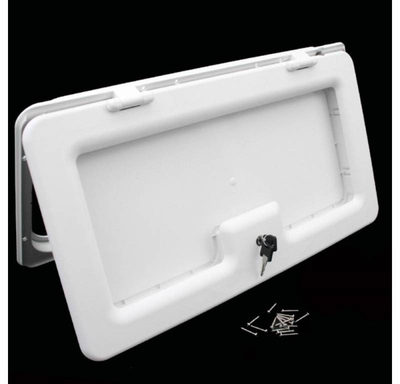 HABA B.V. Einbaurahmen Serviceklappe Staufach Tür 592 mm x 319 mm weiß von HABA B.V.