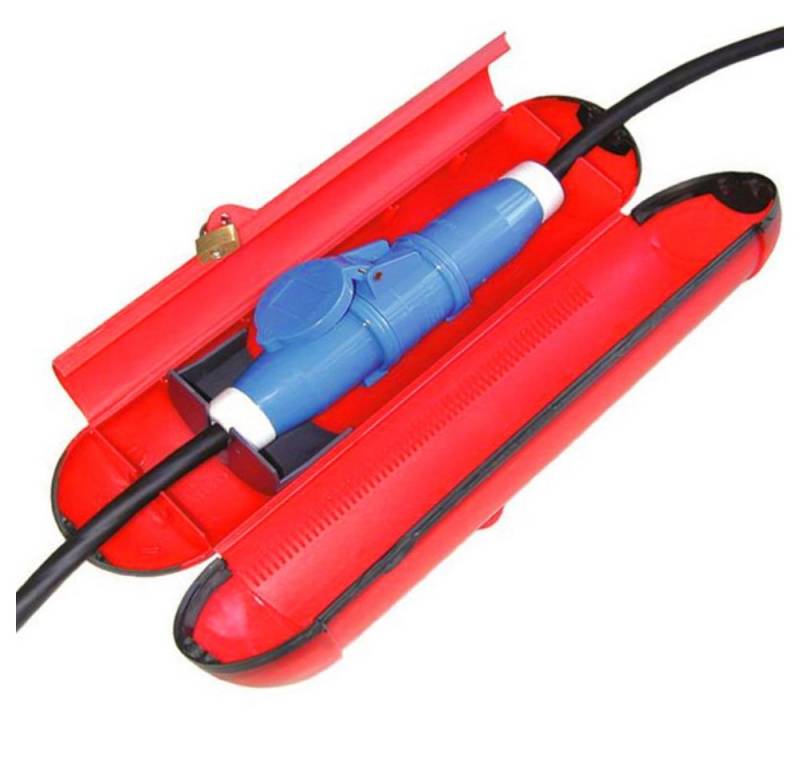 HABA B.V. Kabelbox Kabelsafe Kabelbox CEE + Schuko Silikondichtung mit Schloss Wohnmobil von HABA B.V.