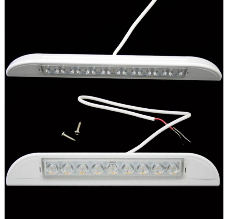 HABA B.V. LED Außen-Wandleuchte 12 Volt LED Außenlampe Tür warmweiß 231 mm weiß, warmweiß von HABA B.V.